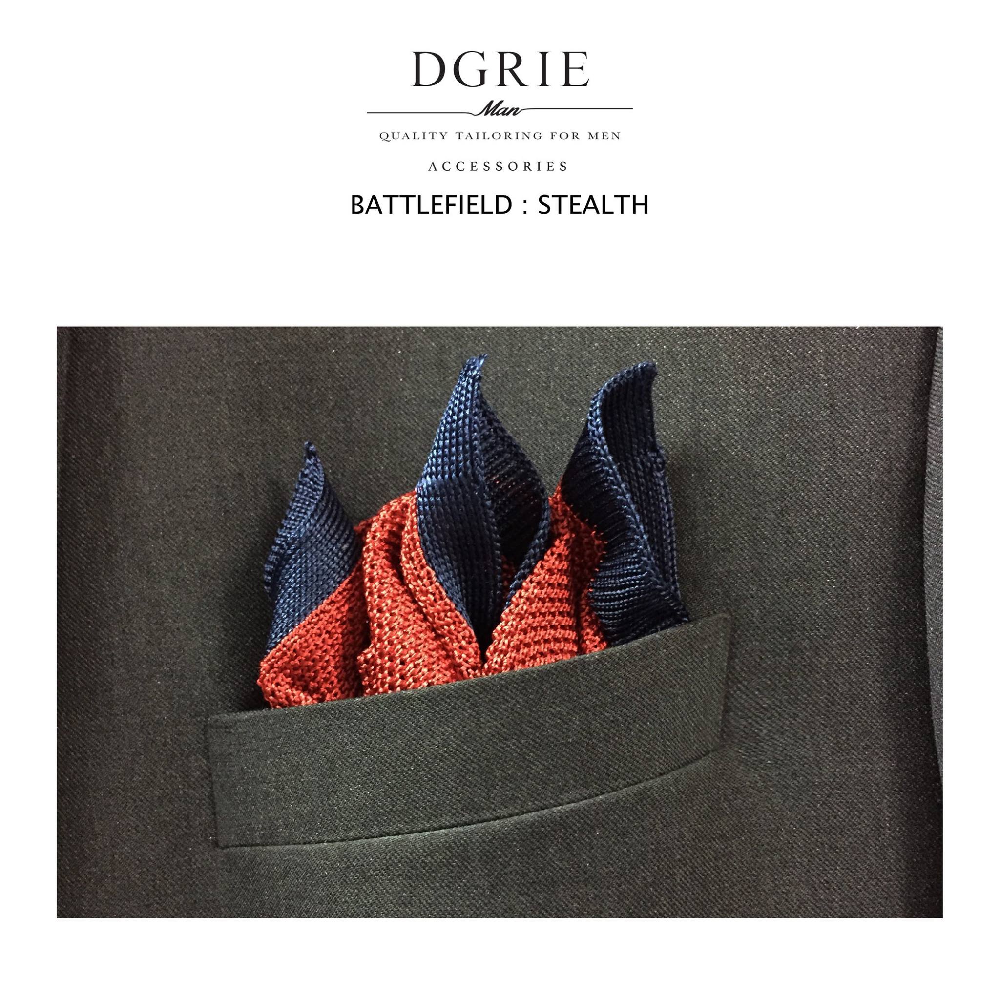 military square pocket square dgrie 6