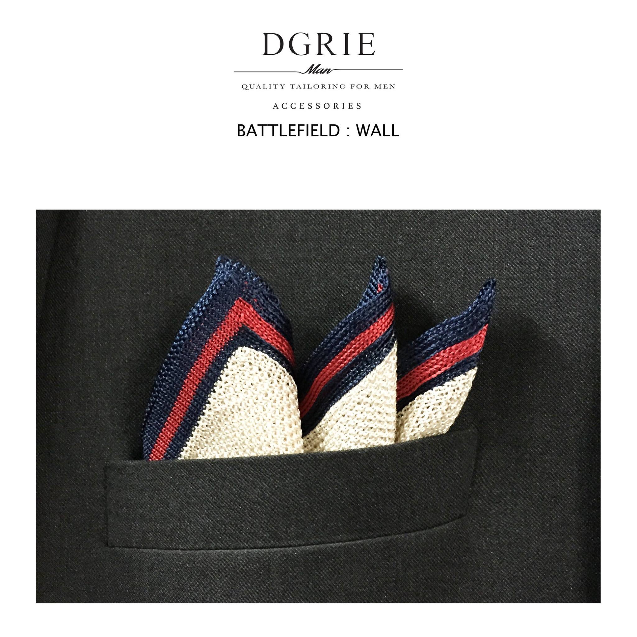 military square pocket square dgrie