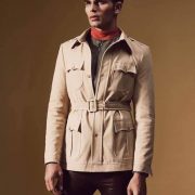 100 linen safari jacket by dgrie dgrie