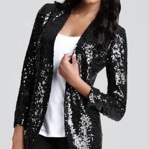 dgrie custom women cequin blazer dgrie