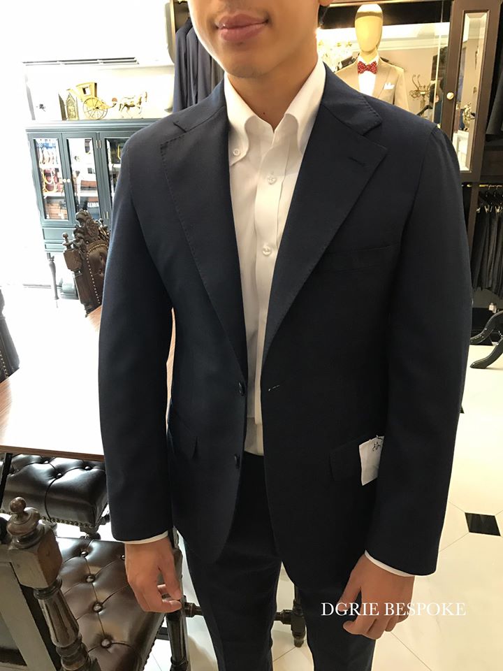 VINTAGE STYLE SUITS: งานสอยมือหัวไหลสูทสไตล์ อิตาลี 83 dgrie natural hand stitched shoulder vintage style dgrie