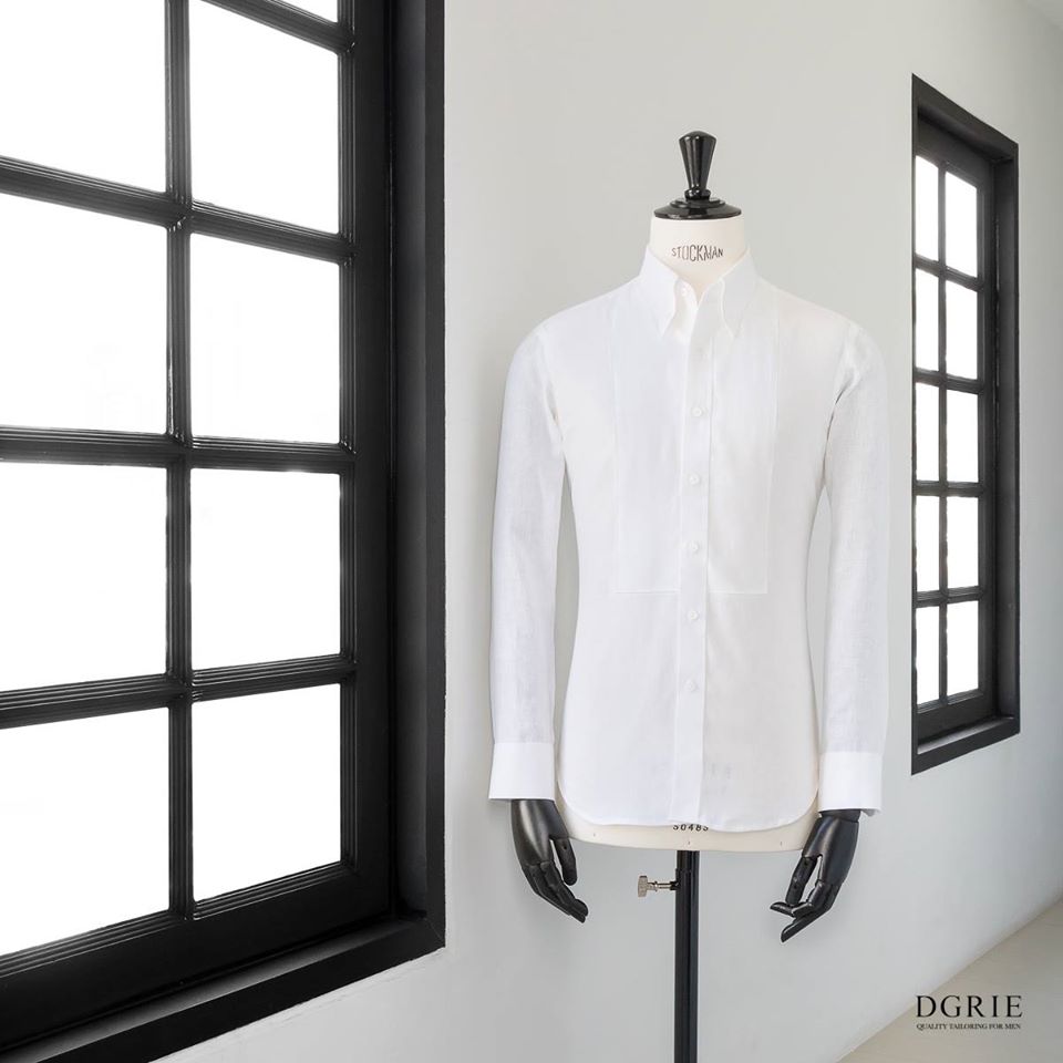 dgrie white linen hidden button shirt dgrie 4