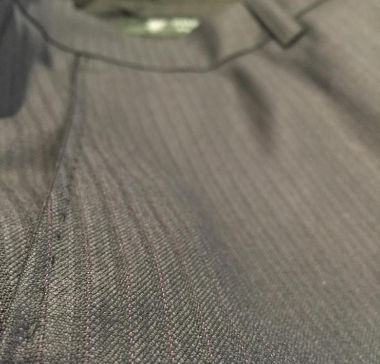 EXCLUSIVE HOLLAND&SHERRY CAPEHORN CASHMERE / DORMEUIL PANTS / Hand Pick Stitch 20 exclusive hollandsherry capehorn cashmere dormeuil pants hand pick stitch dgrie