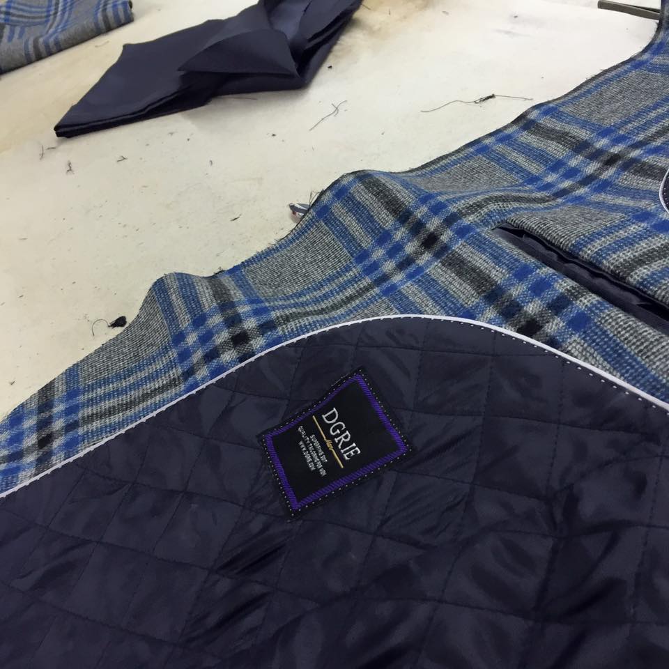 huddersfield dgrie coat flannel suits 100 wool made in england dark navy dgrie 5