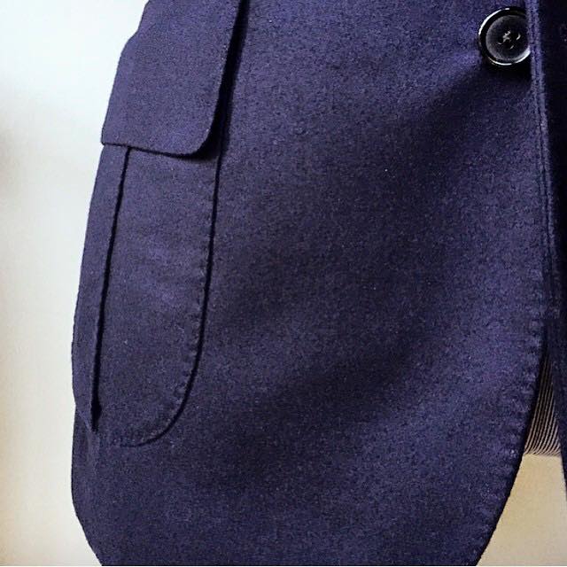 huddersfield dgrie coat flannel suits 100 wool made in england dark navy dgrie 8