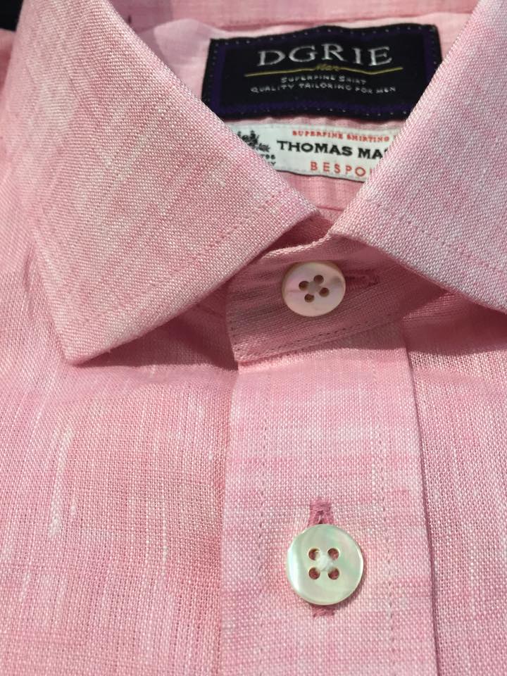 pink sahara linen 100 shirts from thomas mason dgrie 2