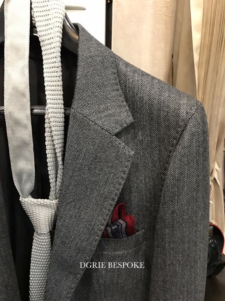 wool flannel jacket sporty look by dgrie dgrie