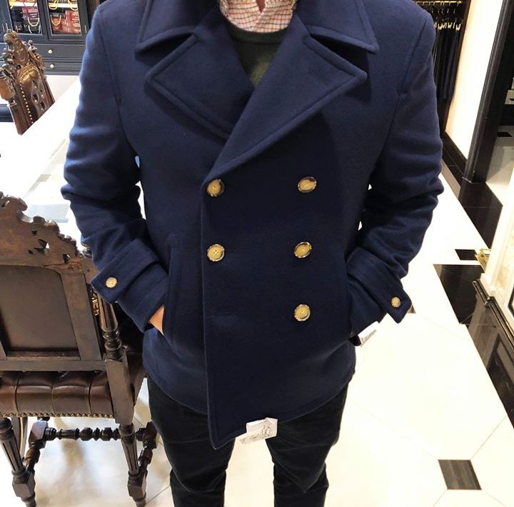 dgrie bespoke pea coat and cashmere dgrie