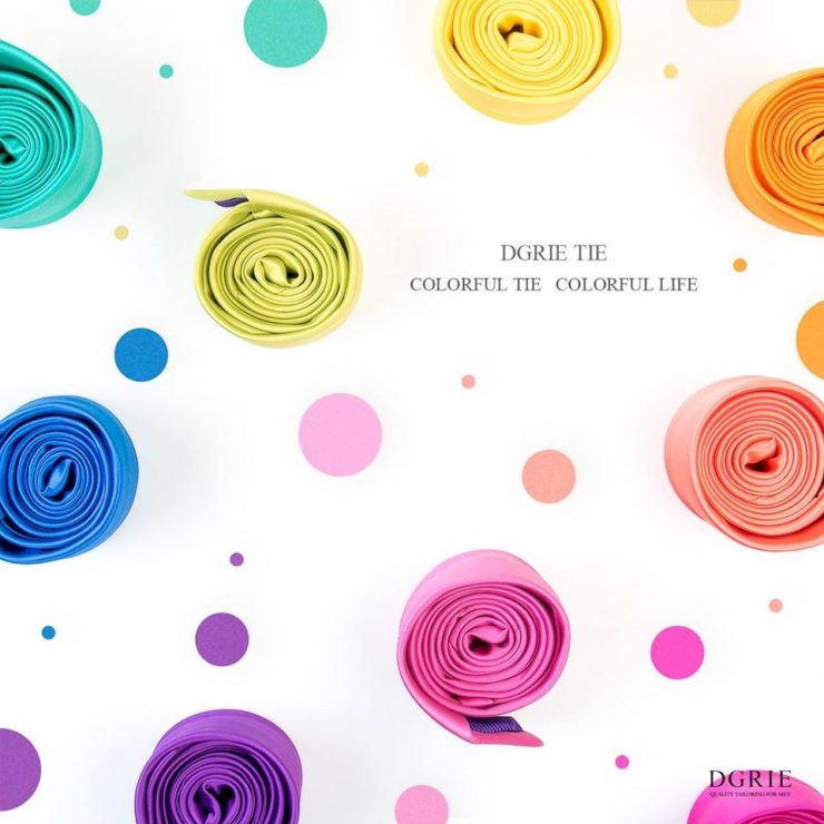 แฟชั่นหน้าร้อนเสริมหล่อสำหรับหนุ่มๆ กับ “COLORFUL TIE” 5 dgrie colorful ties dgrie