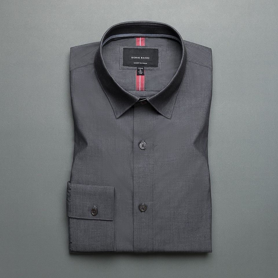 dgrie gray cotton red lilac shirt dgrie