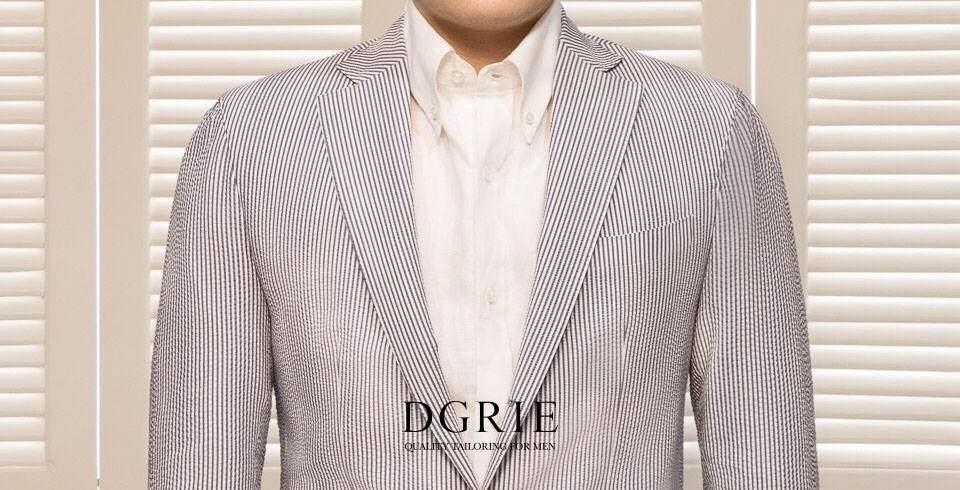 dgrie grey seersucker jacket spring summer presentation dgrie 2