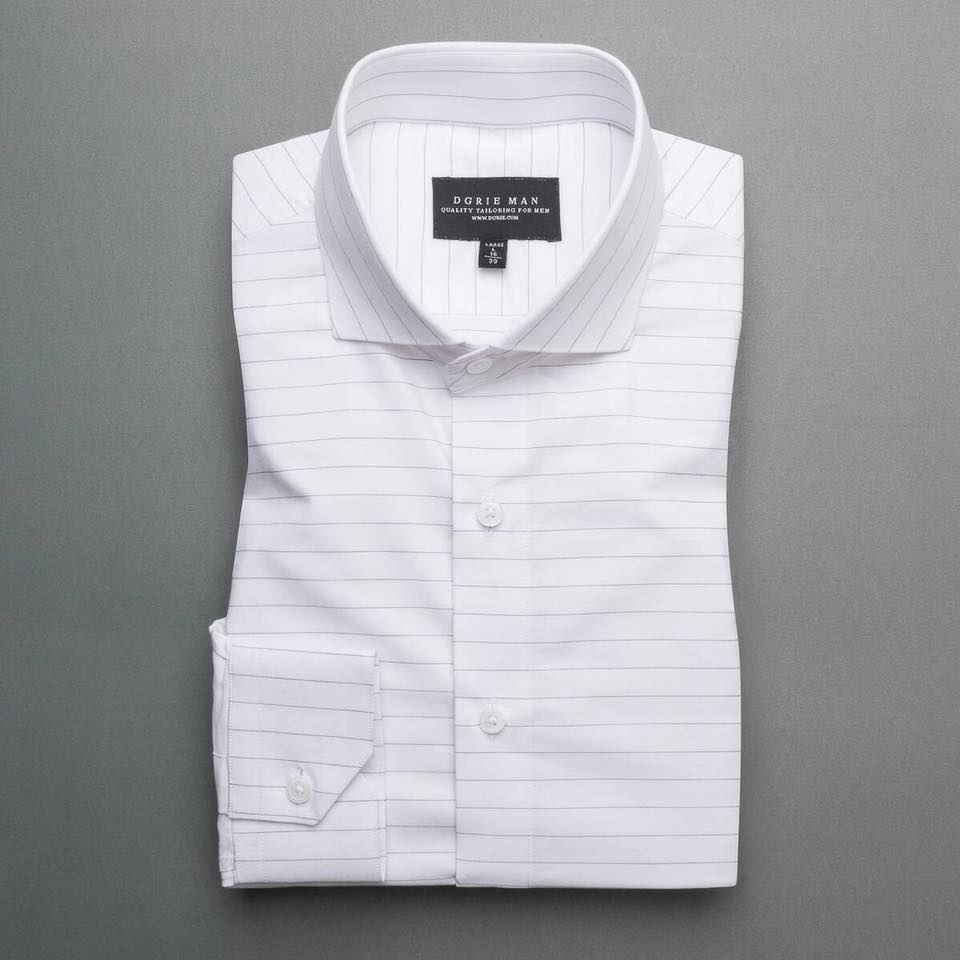 dgrie man cotton stripe shirt white dgrie 3