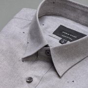 dgrie man light gray print oxford shirt dgrie 3