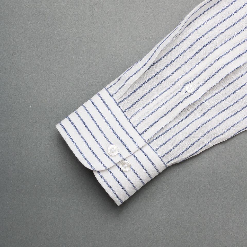 dgrie man linen stripe blue shirt dgrie 1