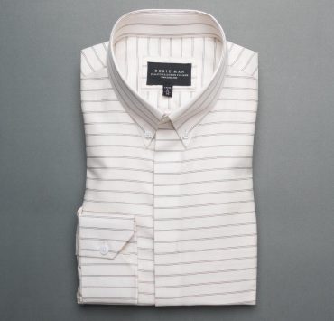 dgrie man slim fit italian button down stripe cream shirt dgrie 3