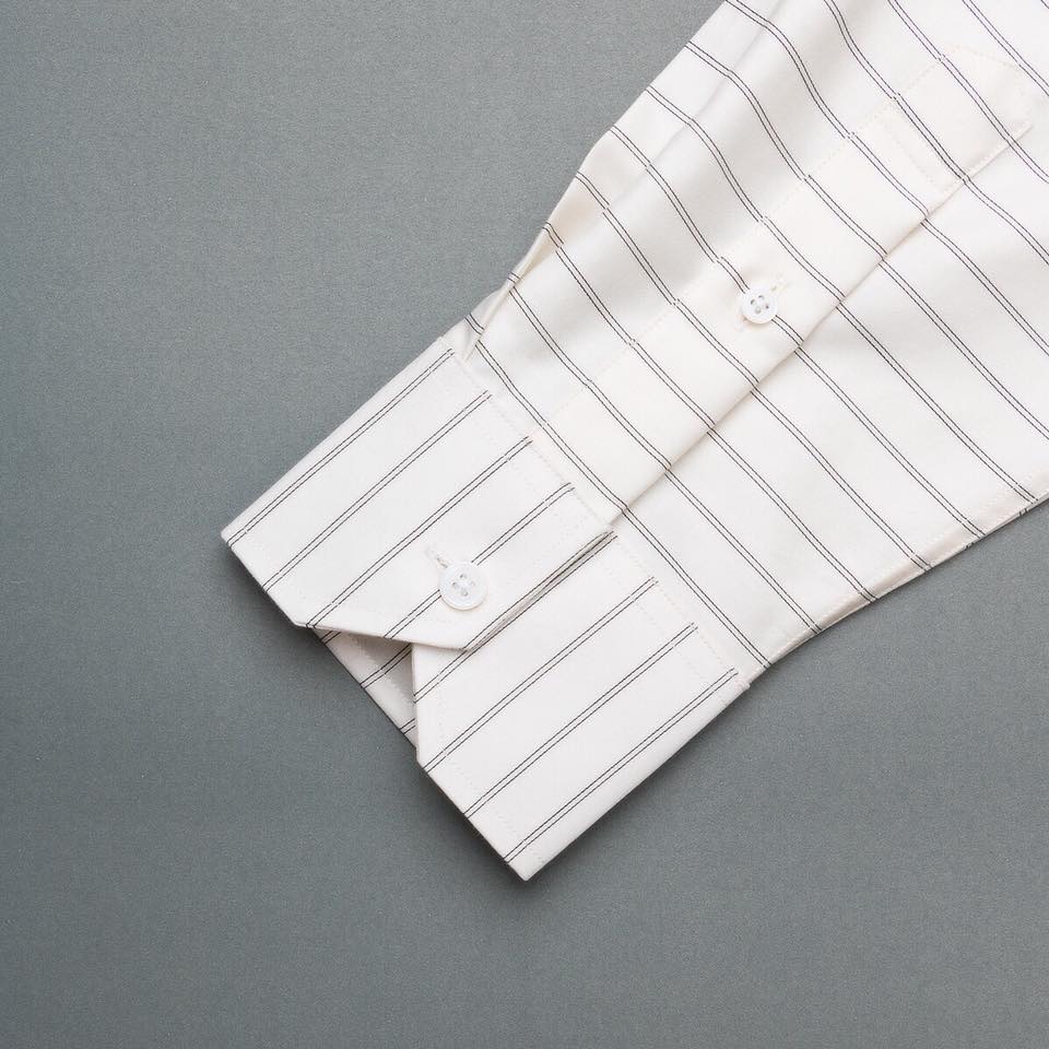 dgrie man slim fit italian button down stripe cream shirt dgrie 4