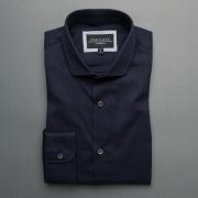 dgrie man super dark blue domino slim collar shirt dgrie 2