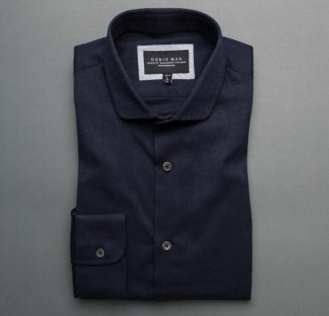 dgrie man super dark blue domino slim collar shirt dgrie 2