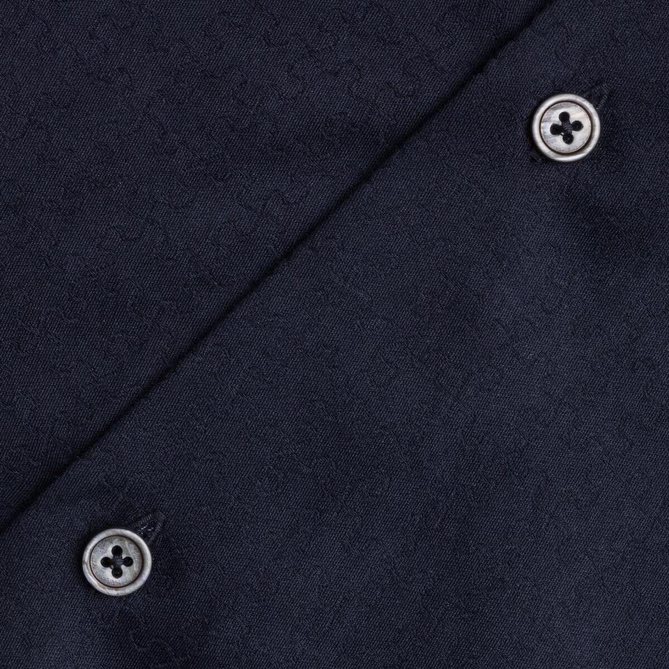 dgrie man super dark blue domino slim collar shirt dgrie