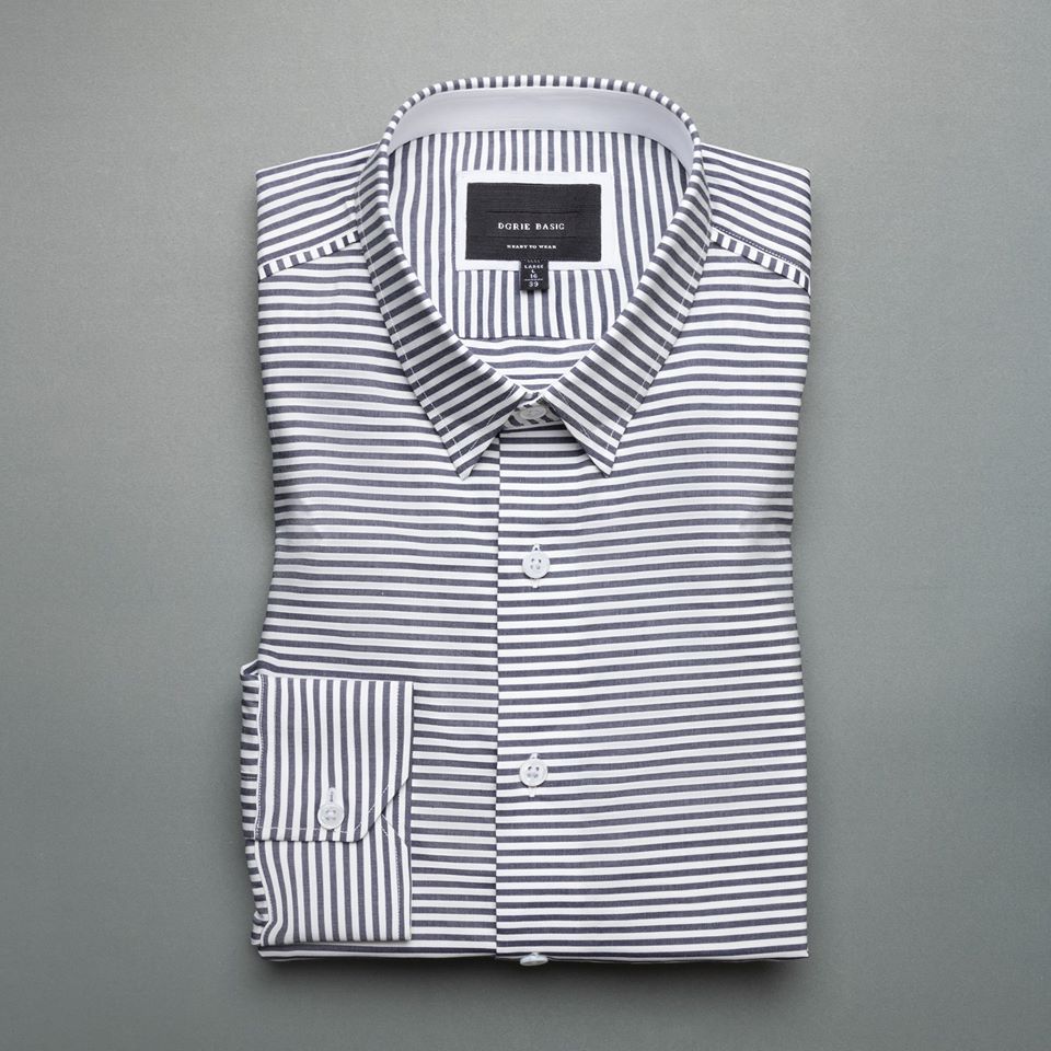 dgrie navy bengal stripe block slim c shirt dgrie 4