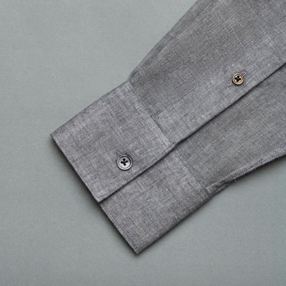 dgrie two tone soft gray slim collar shirt dgrie 3