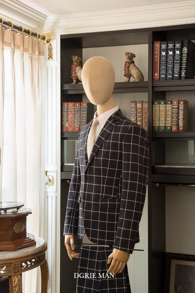 navy blue windowpane pattern collection by dgrie dgrie 1