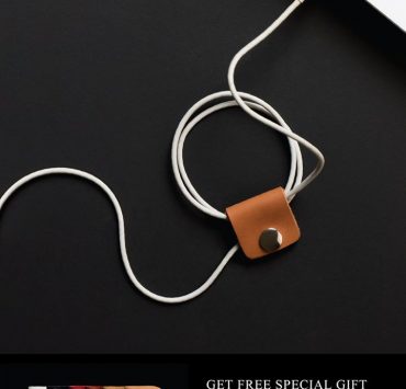 dgrie cable holder organizer leather dgrie