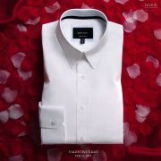 dgrie classy and elegant white oxford regular fit point collar smart shirt dgrie