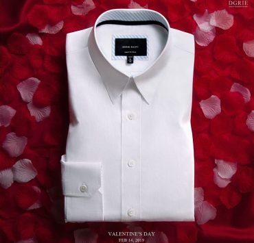 dgrie classy and elegant white oxford regular fit point collar smart shirt dgrie