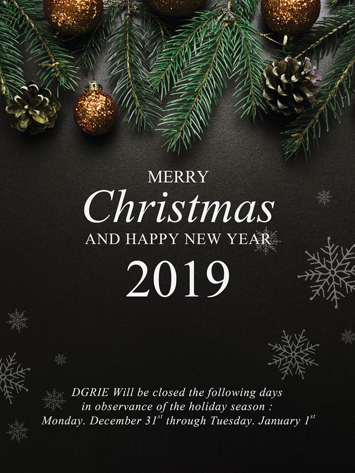 DGRIE CLOSED NEW YEARS DAY 2018 11 dgrie closed new years day 2018 dgrie