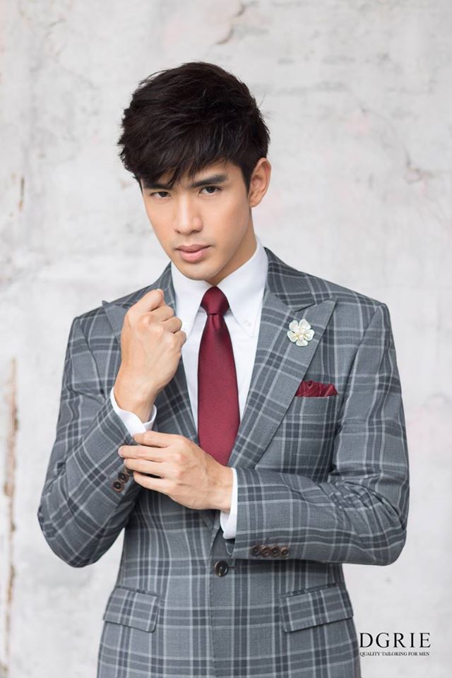 dgrie dark gray windowpane check wool suit dgrie 1