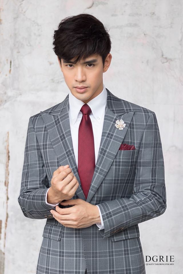 dgrie dark gray windowpane check wool suit dgrie 2