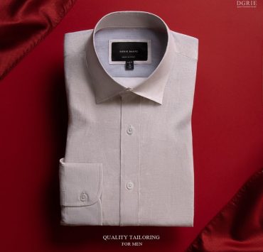 dgrie france linen pastel straight collar dgrie