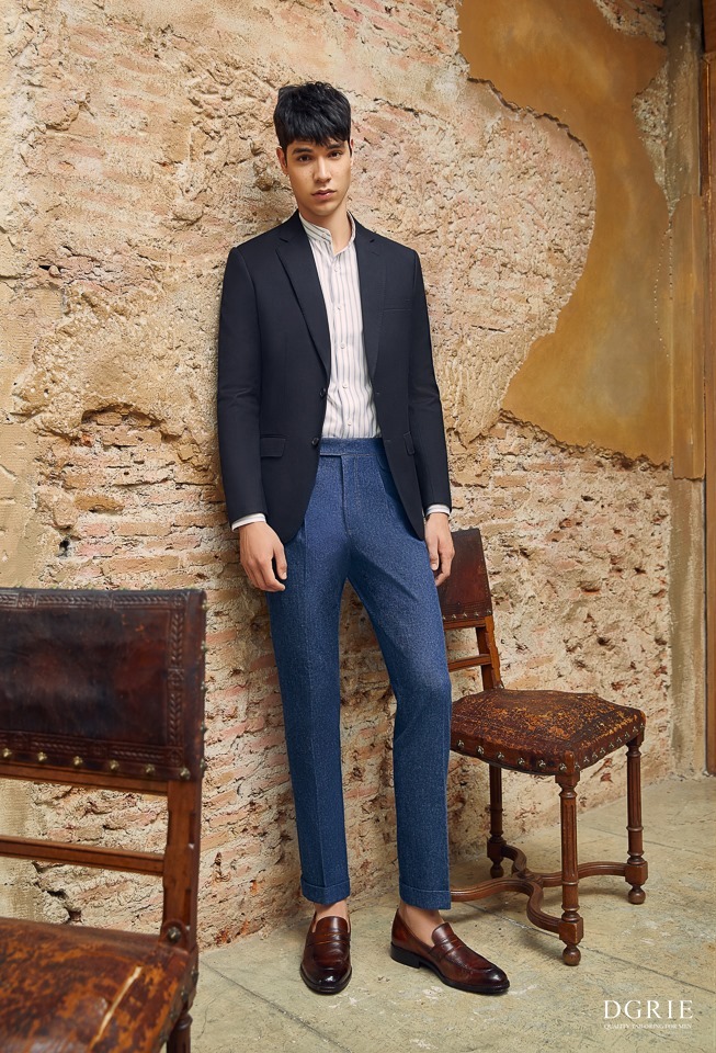 dgrie mens executive casual shirt match jacket jeans dgrie 20