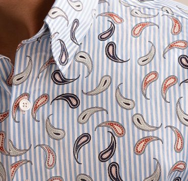 dgrie multi paisley with regular fit blue white pinstripe pattern shirt dgrie 1