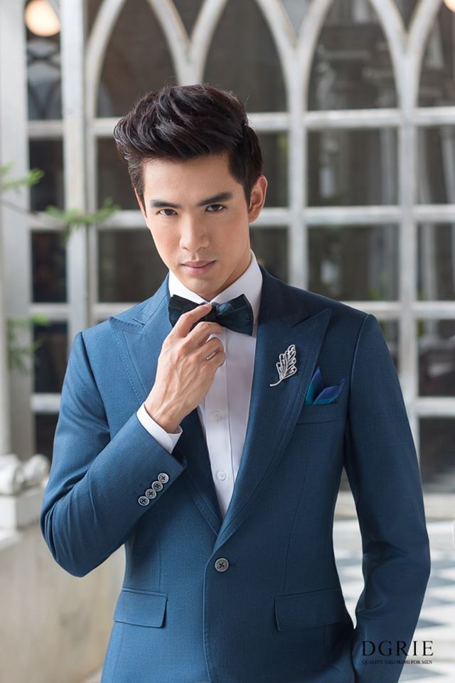 dgrie navy blue peaked lapel slim fit best mens wool suit dgrie 1