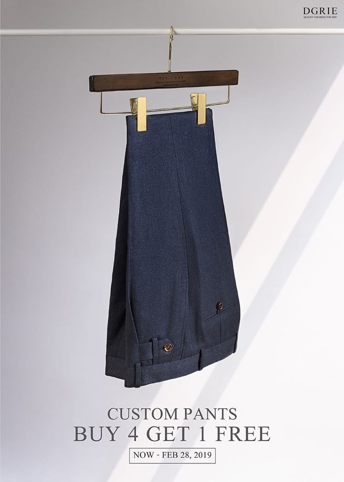 dgrie promotion buy 4 get 1 free custom pants for you feb 2019 dgrie 12