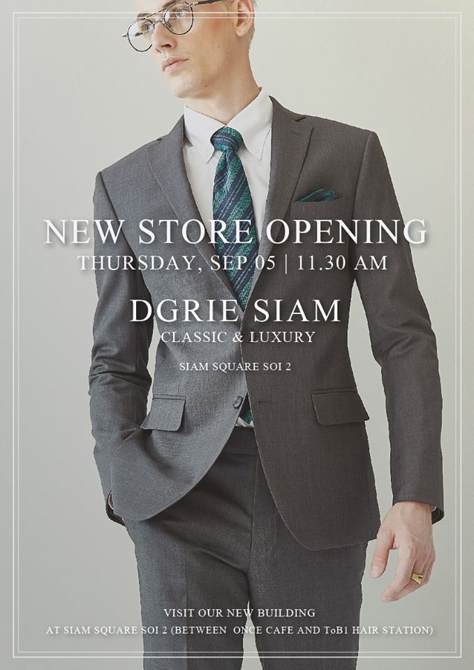 DGRIE SIAM NEW STORE OPENING THURSDAY.SEP 05 | 11.30 AM 8 dgrie siam new store opening thursday sep 05 11 30 am dgrie