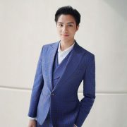 dgrie tailored fit navy blue gold english check suits dgrie