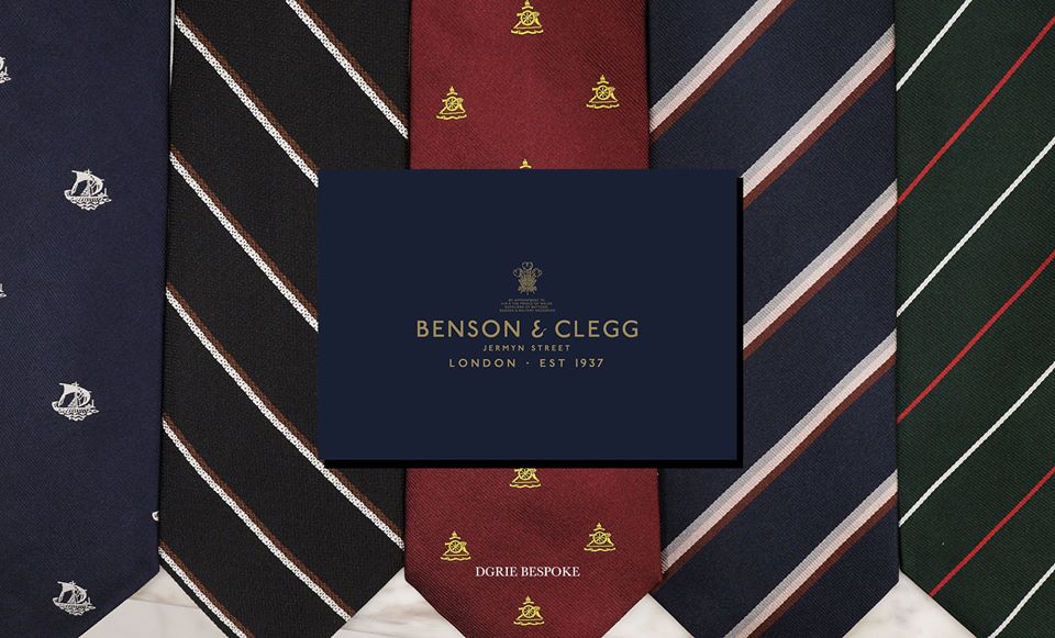 BENSON & CLEGG TIES MADE IN ENGLAND - DGRIE