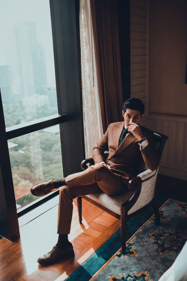 dgrie brown double breasted wool mix slim fit suits dgrie 3