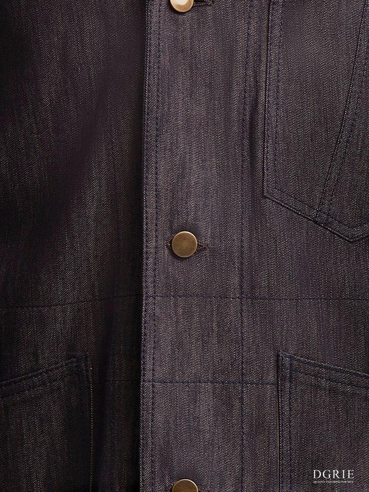 dgrie denim fitted blazer spacial japanese fabric casual design dgrie 3