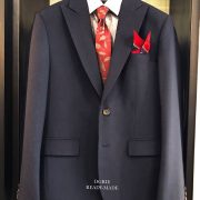 dgrie just in new dark navy with 100 high twist wool textured dgrie 3