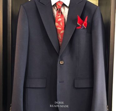 dgrie just in new dark navy with 100 high twist wool textured dgrie 3