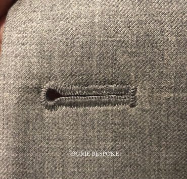 dgrie man hand sewn buttonhole dgrie