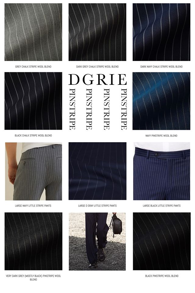 DGRIE PINSTRIPE 20% OFF CUSTOM PANTS SHOP & ONLINE 12 dgrie pinstripe 20 off custom pants shop online dgrie 4