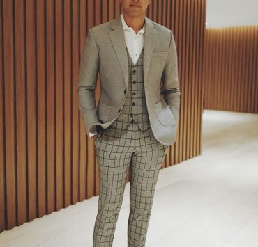 dgrie retro vintage grey windowpane smart suits dgrie