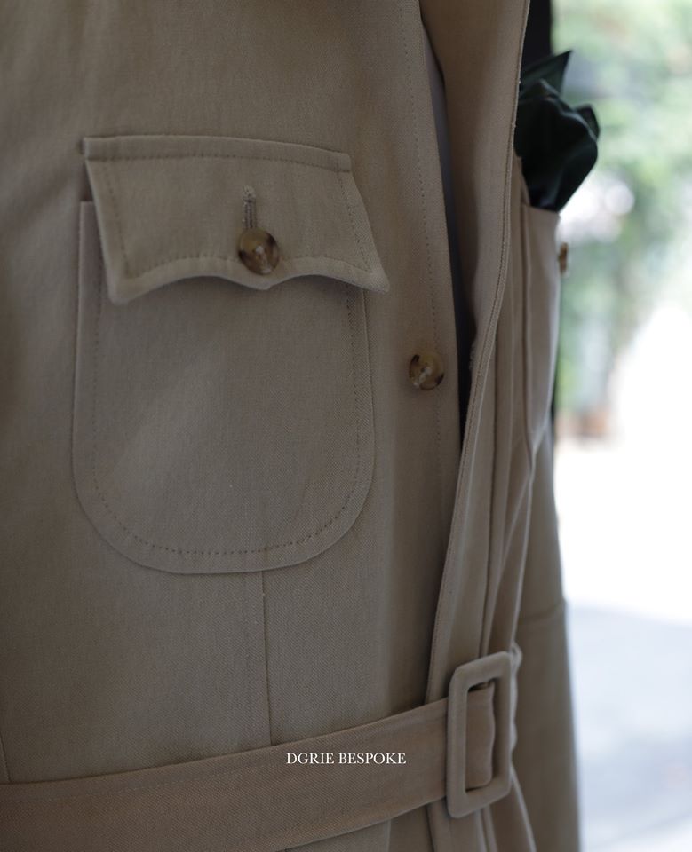 dgrie safari jacket 100 cotton with cutaway collar shirt dgrie