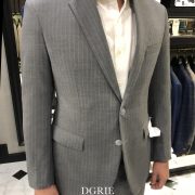 dgrie fitting grey pinstripe suits slim fit dgrie 1