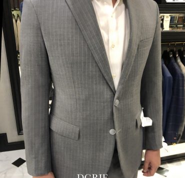 dgrie fitting grey pinstripe suits slim fit dgrie 1